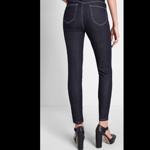 ModCloth High Rise Dark Wash Jeans - Picture 2 of 5